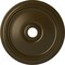 Ekena Millwork Diane Ceiling Medallion (Fits Canopies up to 6 1/4"), Hand-Painted Brass, 24"OD x 3 5/8"ID x 1 1/4"P CM24DIBRS - alternate 1